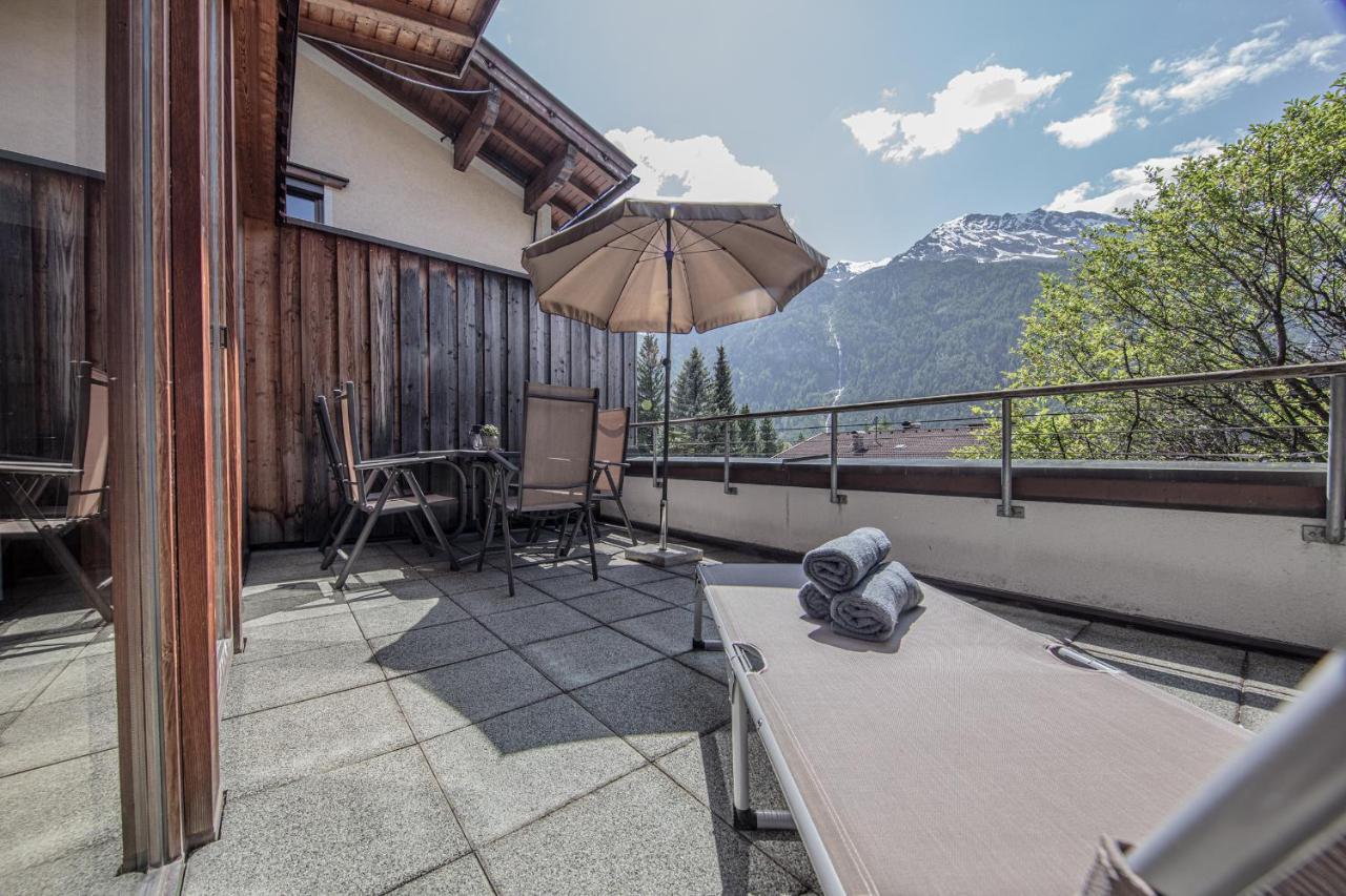 Alpenapart Gruener Längenfeld Exteriér fotografie